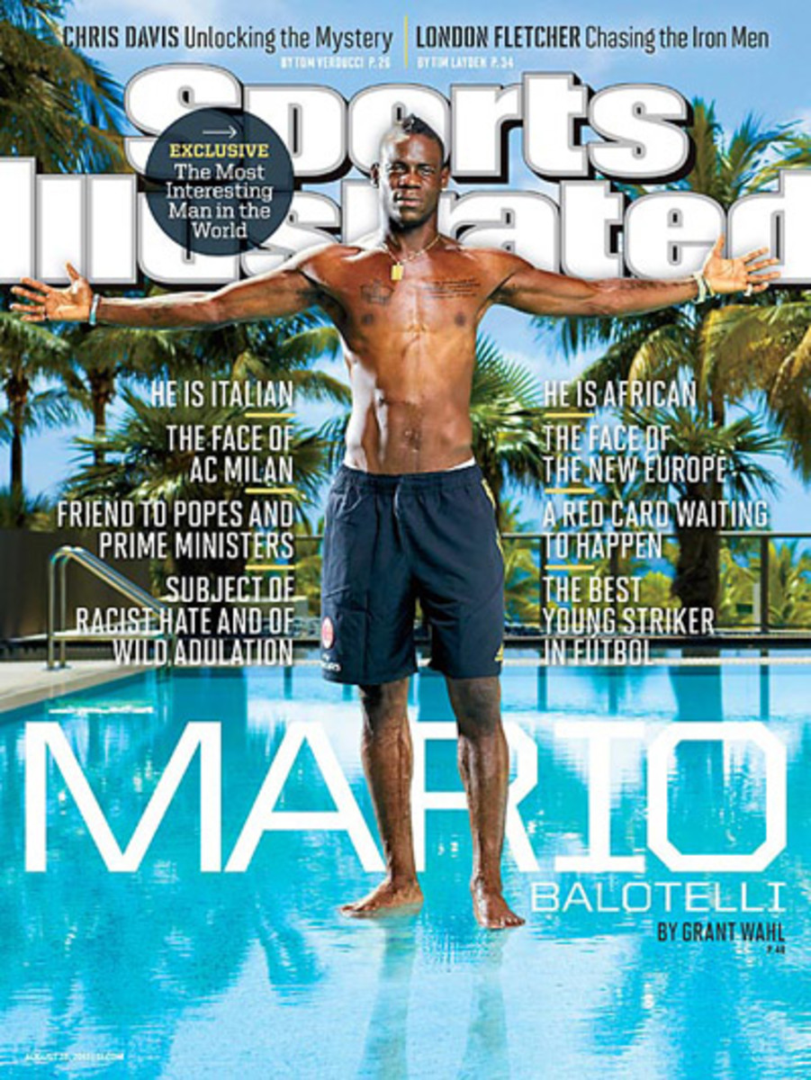 Mario Balotelli graced the cover of SI magazine in August 2013