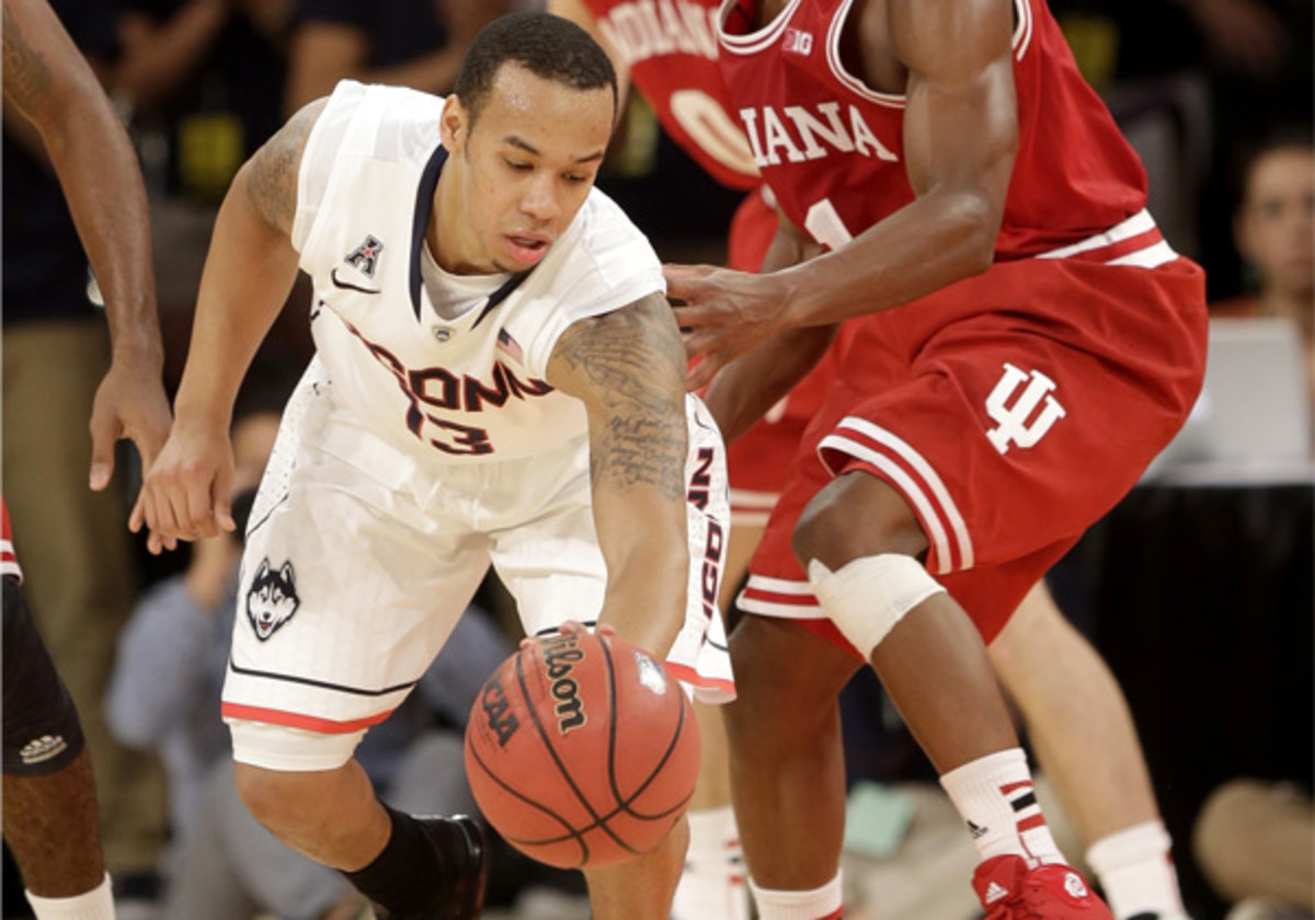 Shabazz Napier had 27 points in UConn's win over Indiana on Friday. (Seth Wenig/AP)