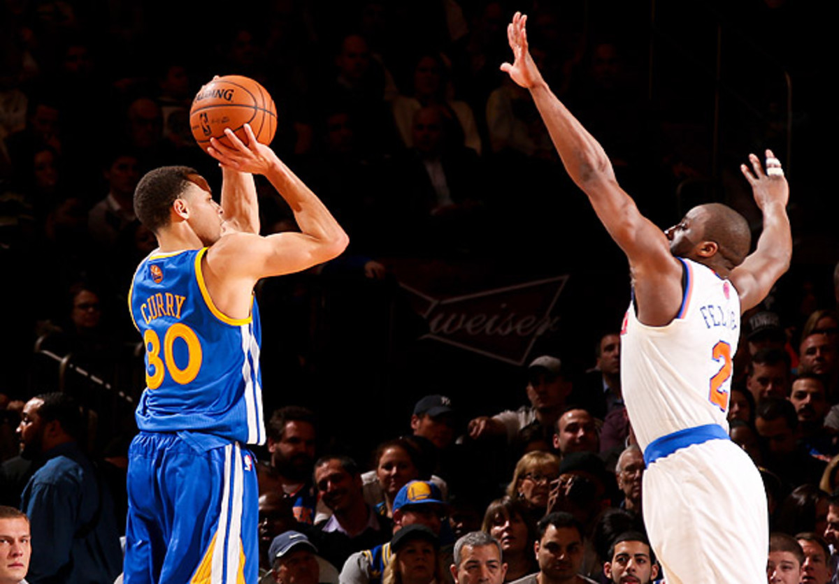 Stephen Curry scored a career-high 54 points at Madison Square Garden
