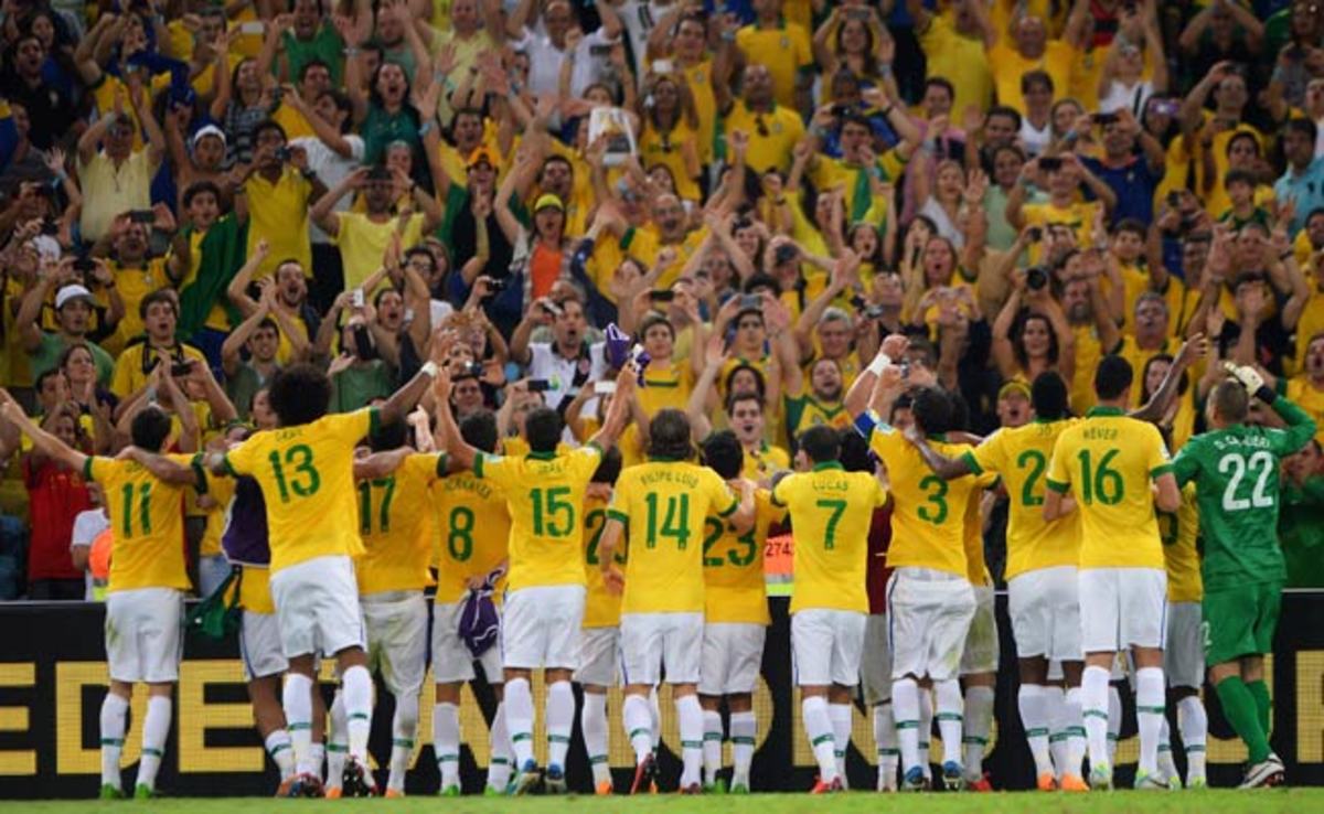 Brazil's Confederations Cup win lifted the team from 22nd in the FIFA rankings to ninth.