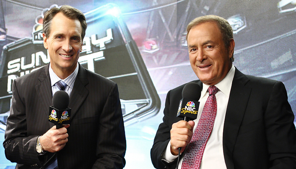 Chris Collinsworth and Al Michaels.