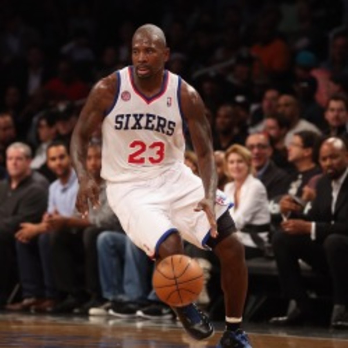 Sixers guard Jason Richardson will miss the rest of the season because of a knee injury. (Bruce Bennett/Getty Images)