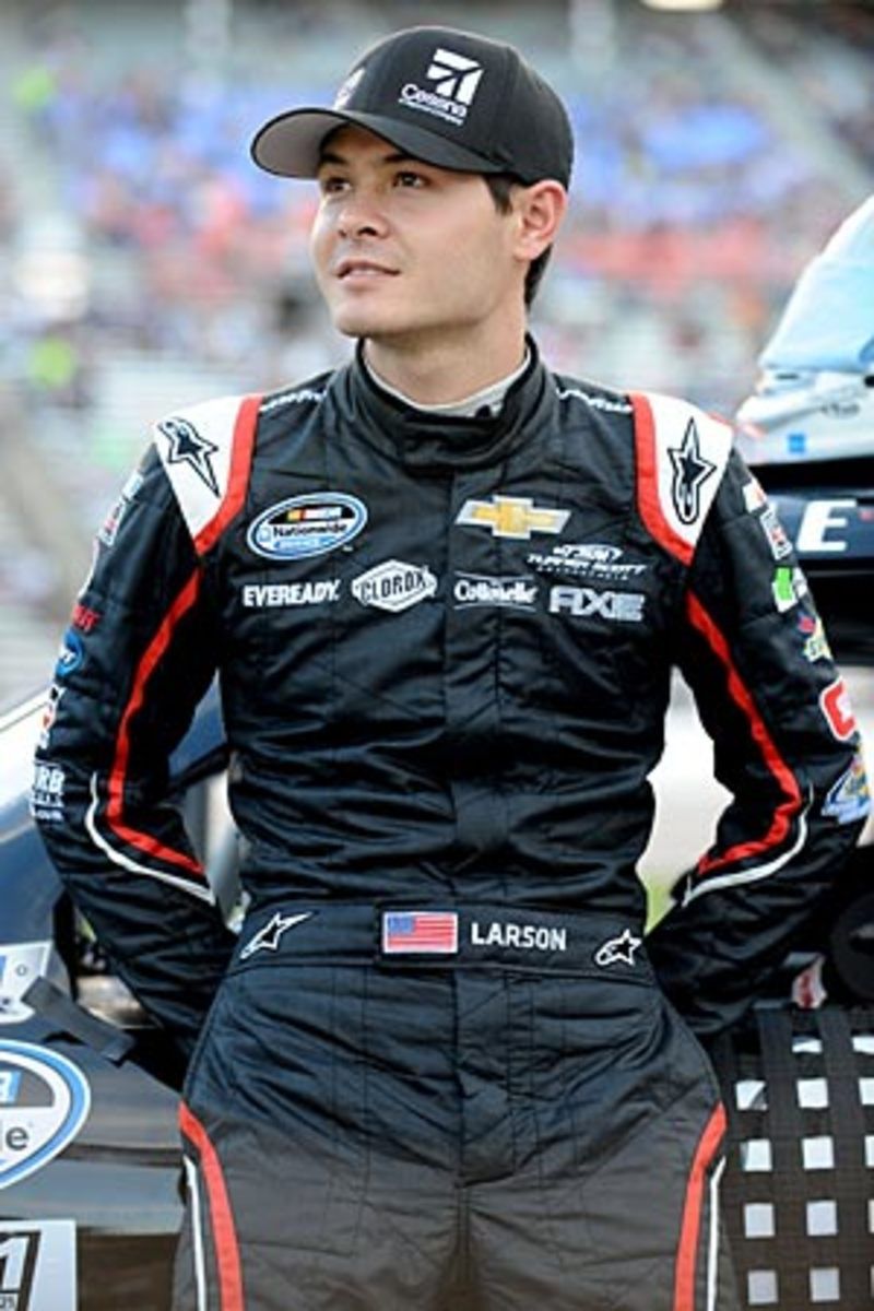 Kyle Larson's had a hard time avoiding wrecks since his crash at Daytona injured over two dozen fans.