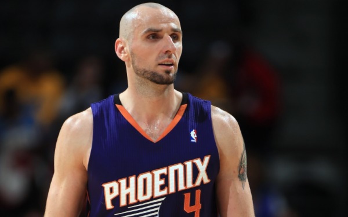 The Suns traded center Marcin Gortat to the Washington Wizards on Friday. (Doug Pensinger/Getty Images) 
