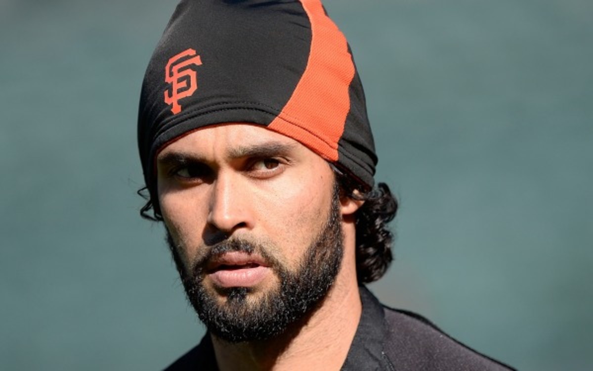 The Giants placed outfielder Angel Pagan on the DL with an injured hamstring. (Thearon W. Henderson/Getty Images)