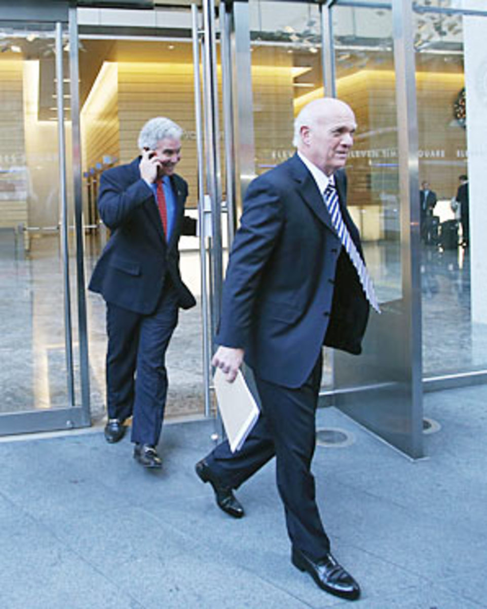 Devils owner Jeff Vanderbeek (left) and president Lou Lamoriello will have a fresh slate when a new CBA deal is struck.