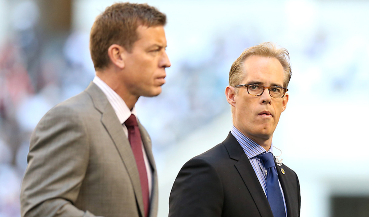 Troy Aikman and Joe Buck.