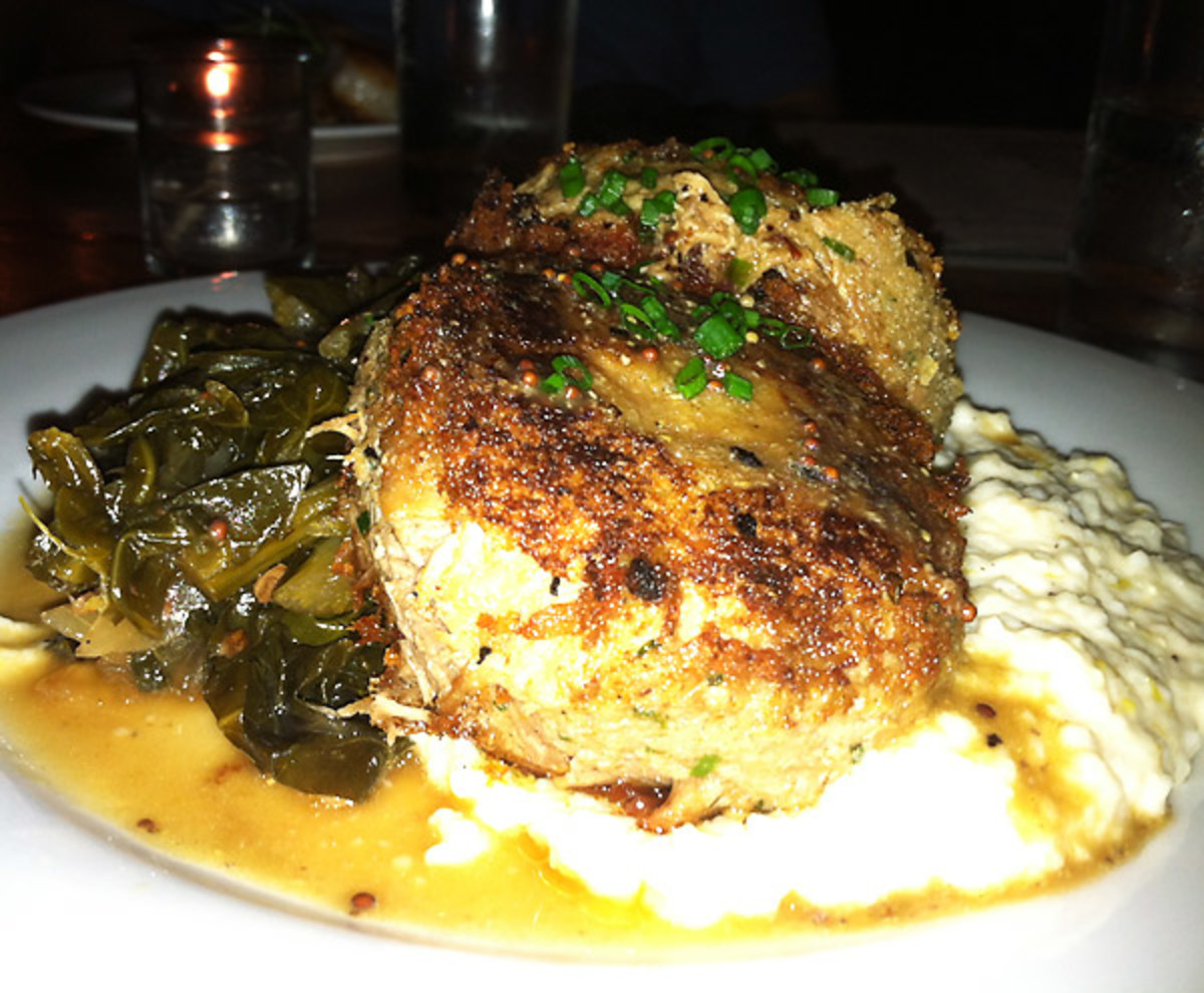 Sylvain fried pork shoulder