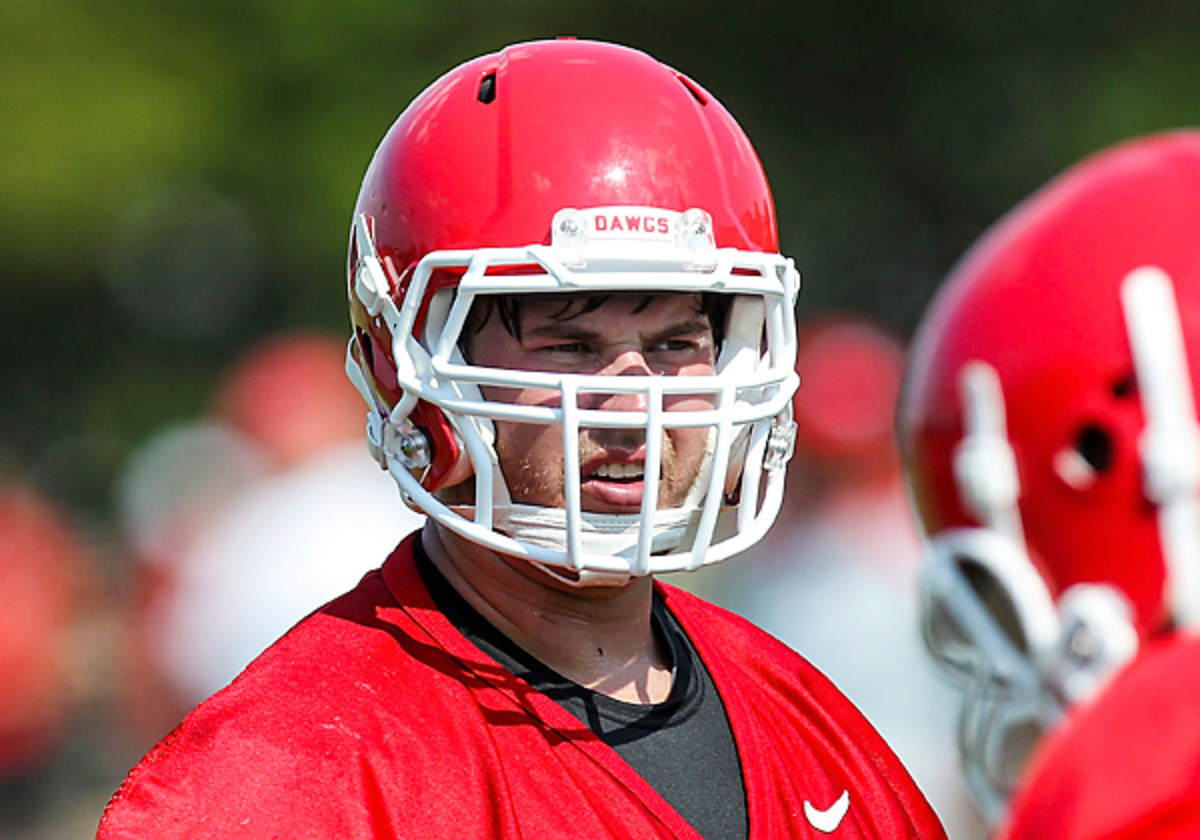 After first being denied an appeal of his PED suspension, Kolton Houston was granted a reprieve and allowed to rejoin the Bulldogs. (Daniel Shirey/AP)