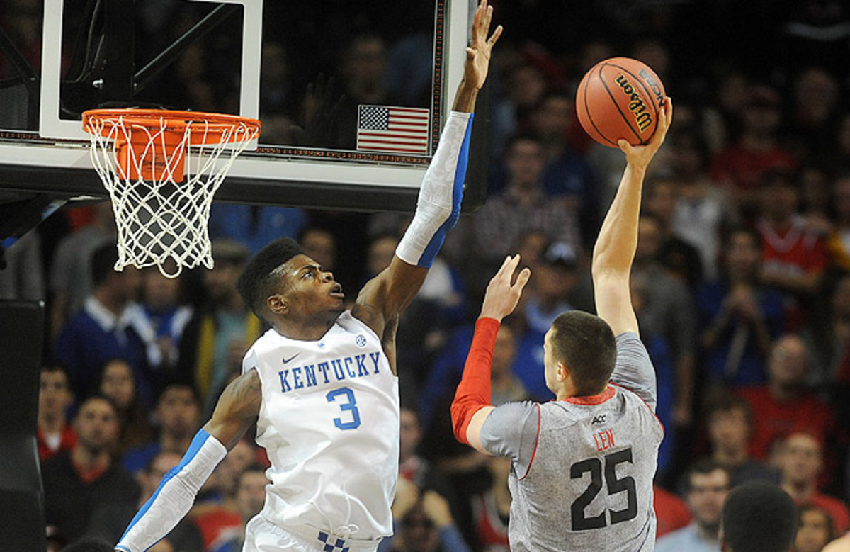 The Cavaliers are expected to choose between Nerlens Noel (left) and Alex Len at No. 1.
