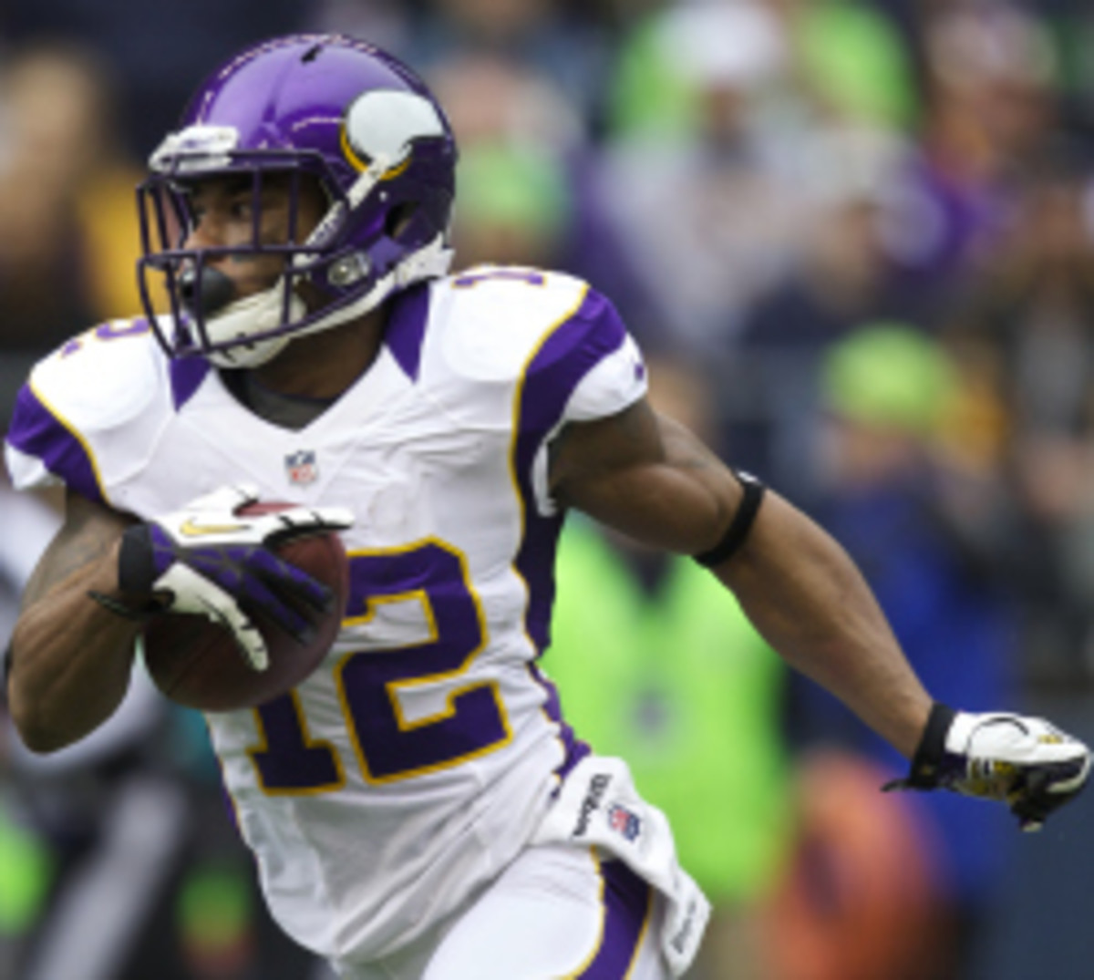 Vikings Hall of Famer Cris Carter said the team was better off without Percy Harvin because of his high salary and likelihood of getting injured. (Stephen Brashear/Getty Images)