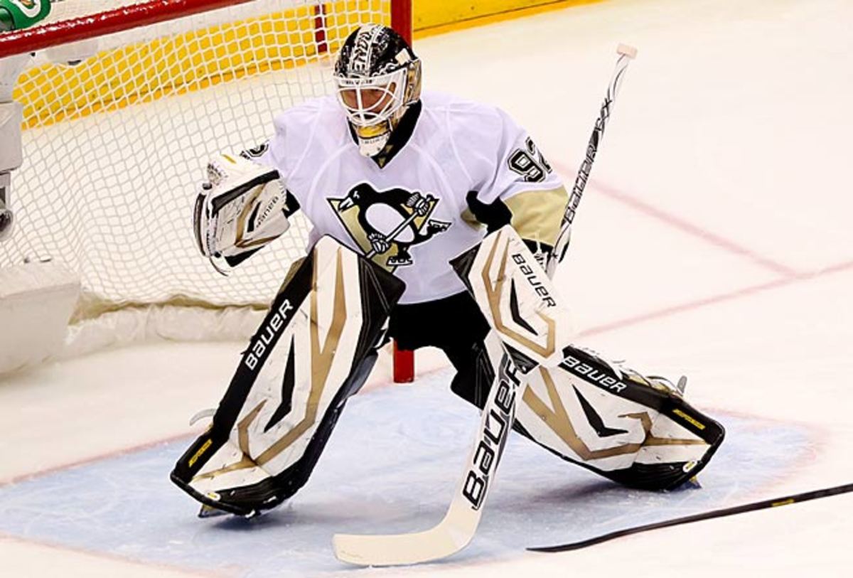 Backup Tomas Vokoun seems to bring out the best in the Penguins' defense.