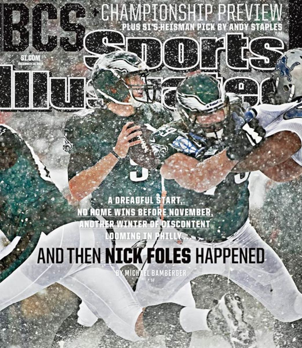 Nick Foles and the Eagles weathered the snow Sunday, defeating the Lions 34-20 to move to 8-5. 