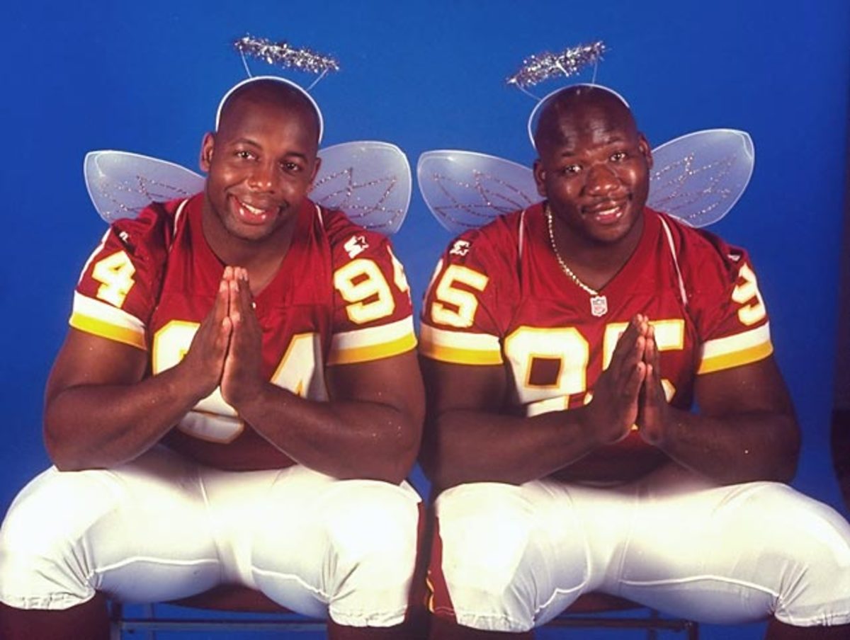 Dana Stubblefield and Dan Wilkinson