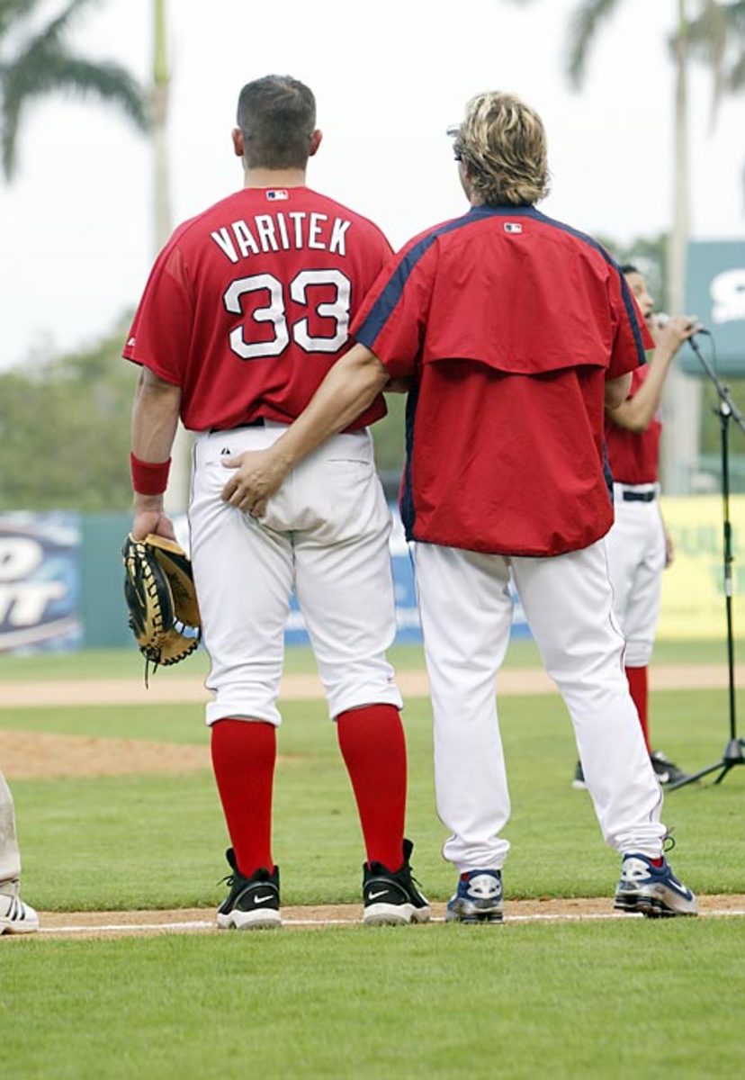 Kevin Millar and Jason Varitek