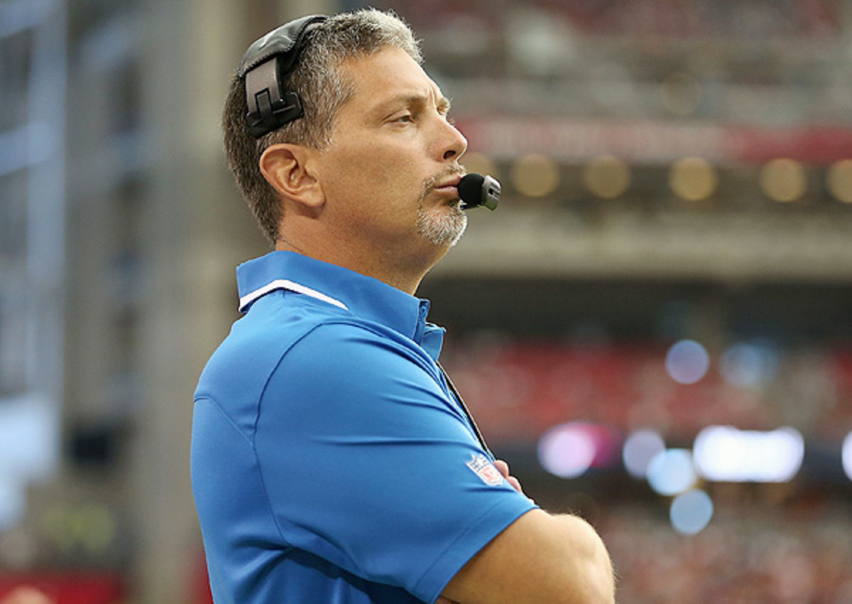 Jim Schwartz has gone just 28-47 in five seasons as Lions head coach.