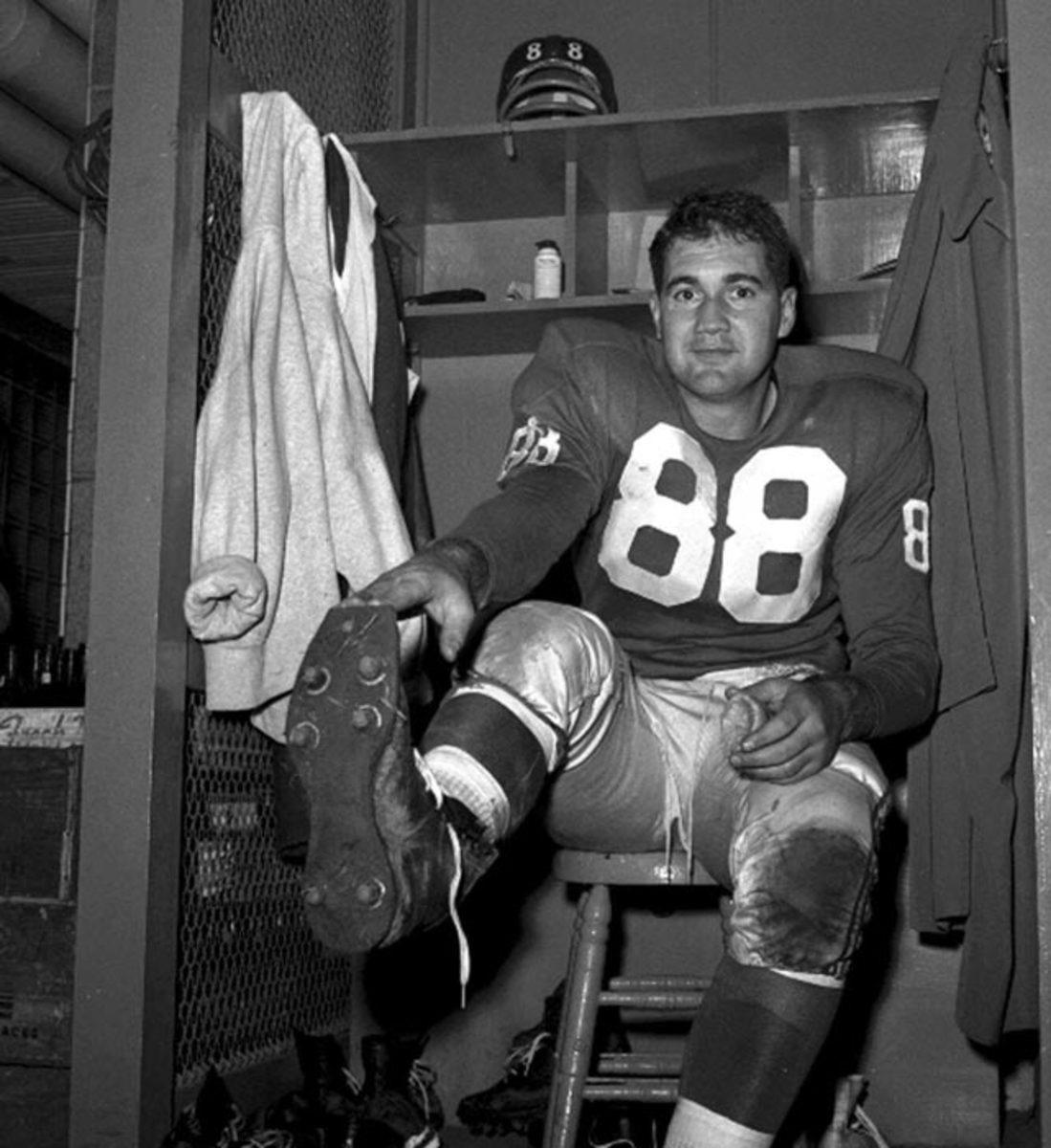 Pat Summerall at Yankee Stadium