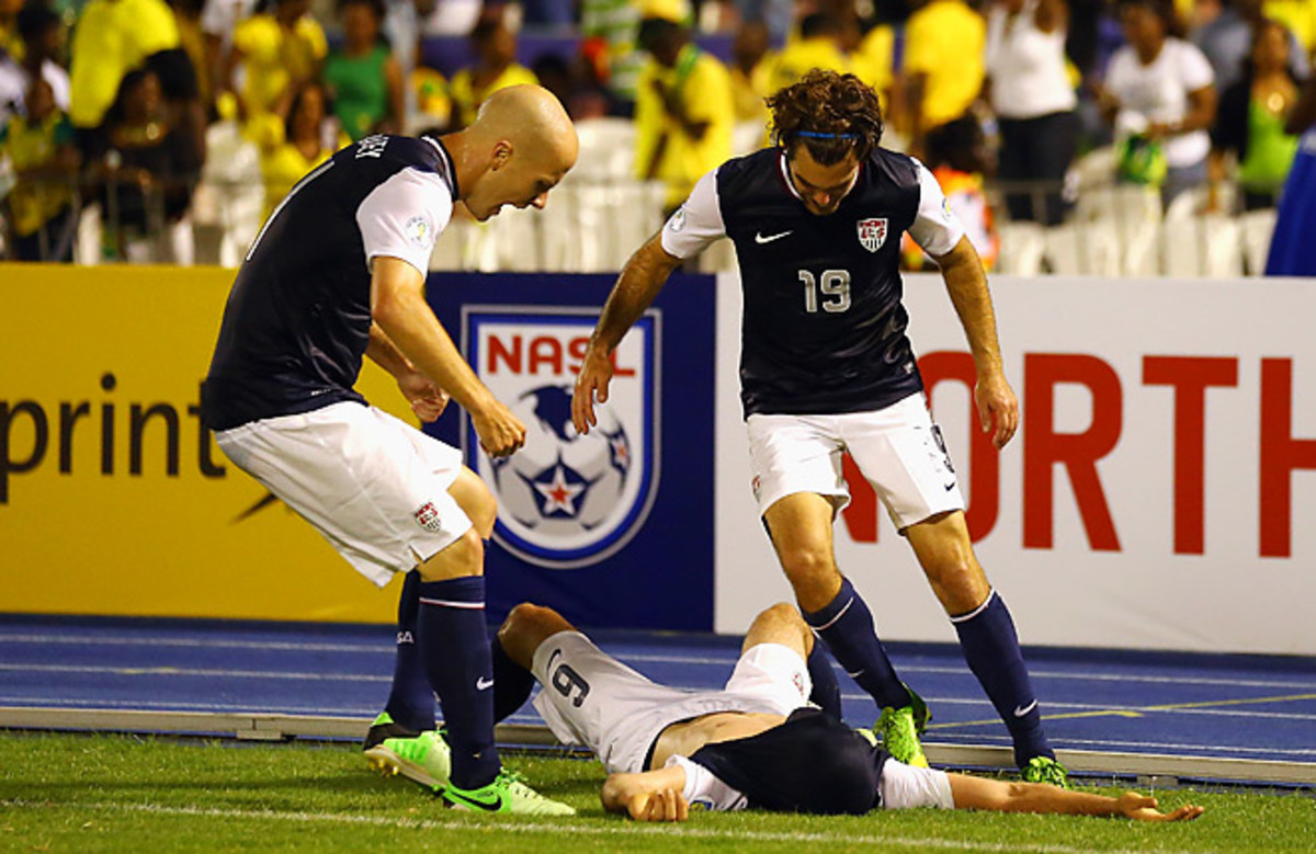 Brad Evans scored a last-gasp winner in stoppage time, his first goal with the U.S. National Team.