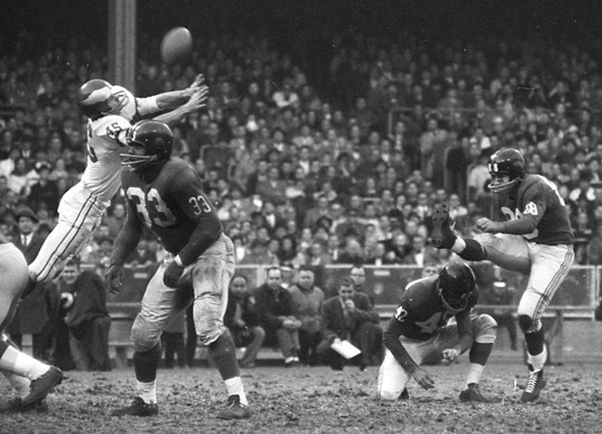 Pat Summerall at Yankee Stadium