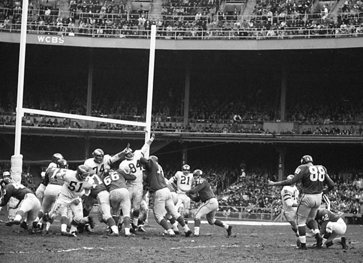 Pat Summerall at Yankee Stadium