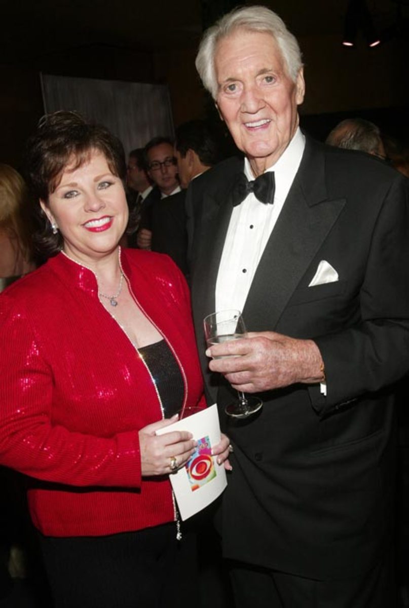 Pat Summerall with wife