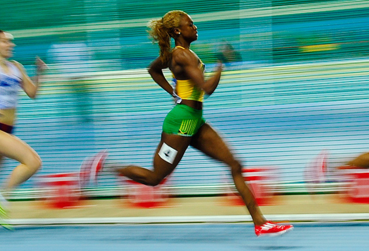 Dominique Blake tested positive for a stimulant commonly used as a nasal decongestant.