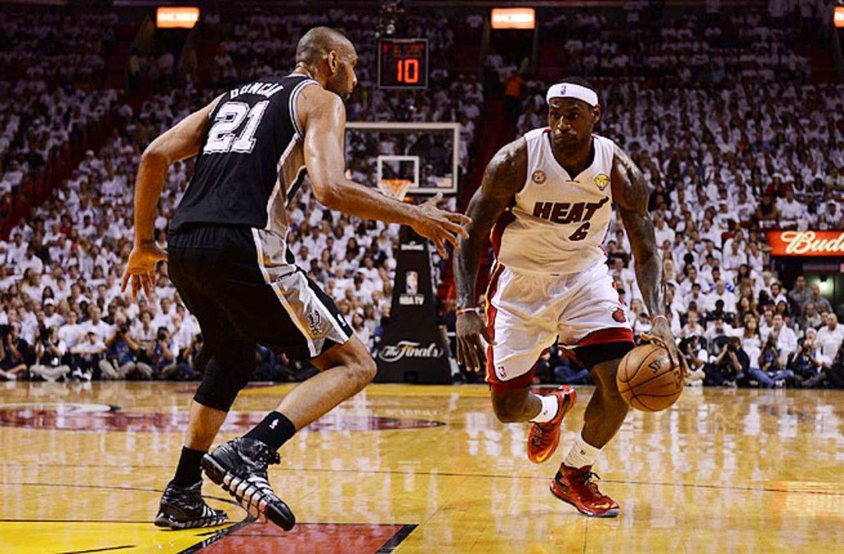 It would be easy to see LeBron's Heat vs. Duncan's Spurs and think the matchup is old vs. young.