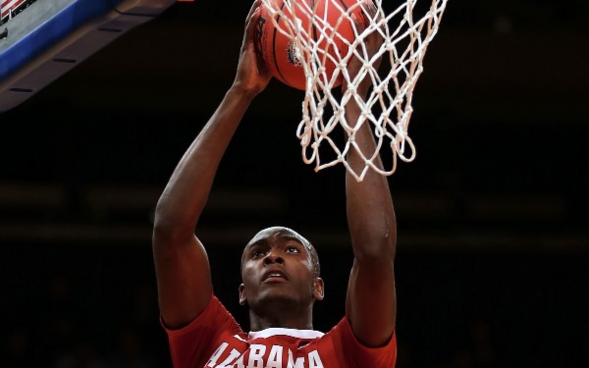 Alabama forward Devonta Pollard was reportedly charged with kidnapping a six-year old girl. (Elsa/Getty Images)