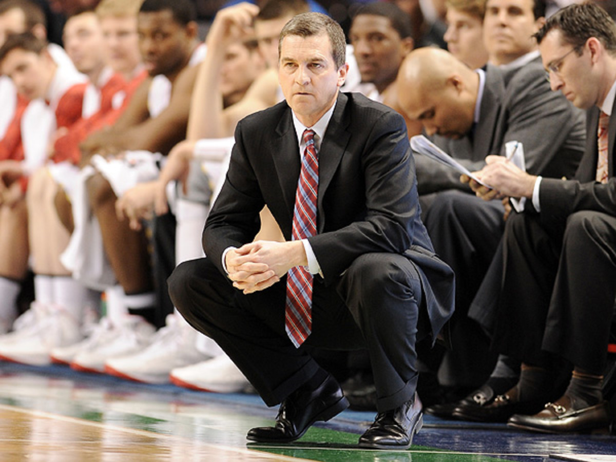 Mark Turgeon says he plans on shifting offensive responsibility more toward outside scorers this season. (Lance King/Getty Images)
