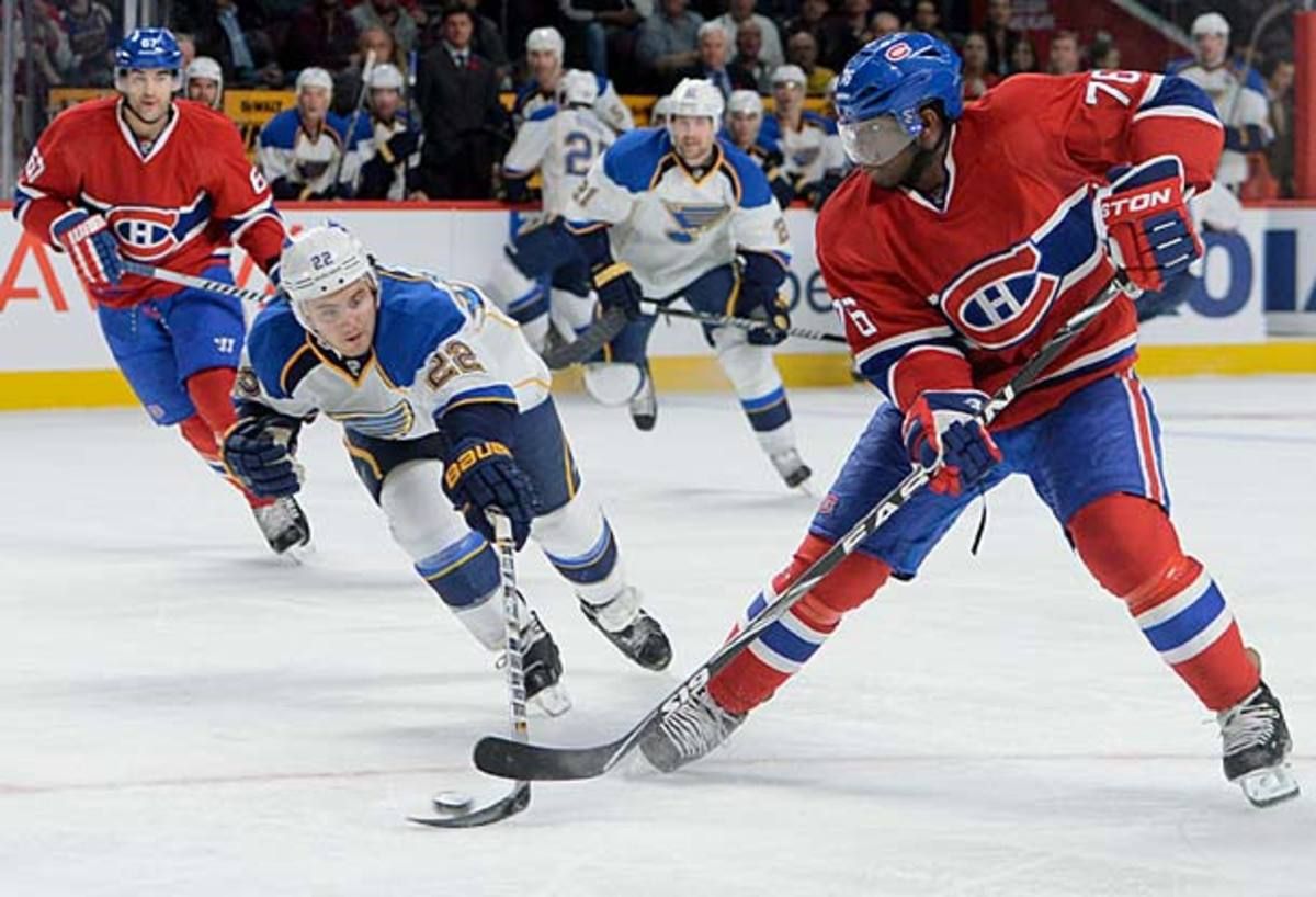 P.K. Subban of the Montreal Canadiens