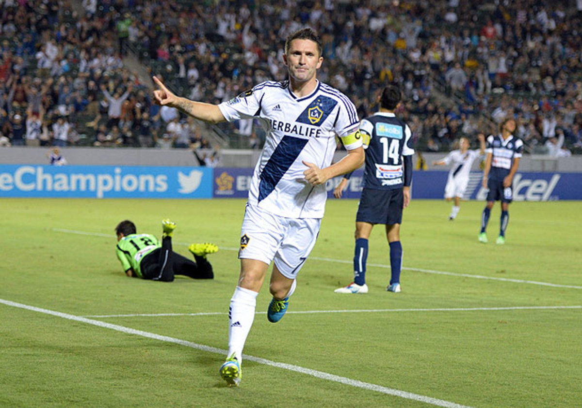 Robbie Keane played the hero as the Galaxy won their CONCACAF Champions League opener.