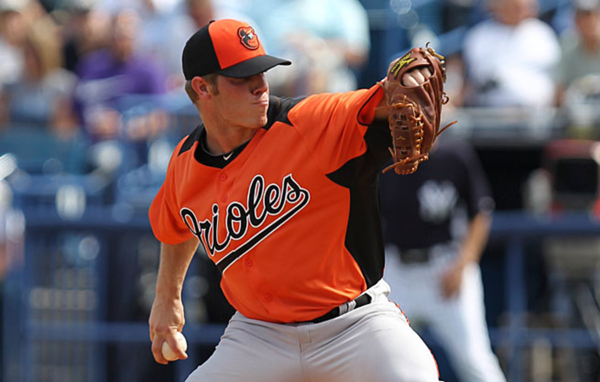 Dylan Bundy, the Orioles' top pitching prospect, first developed soreness late in spring training.