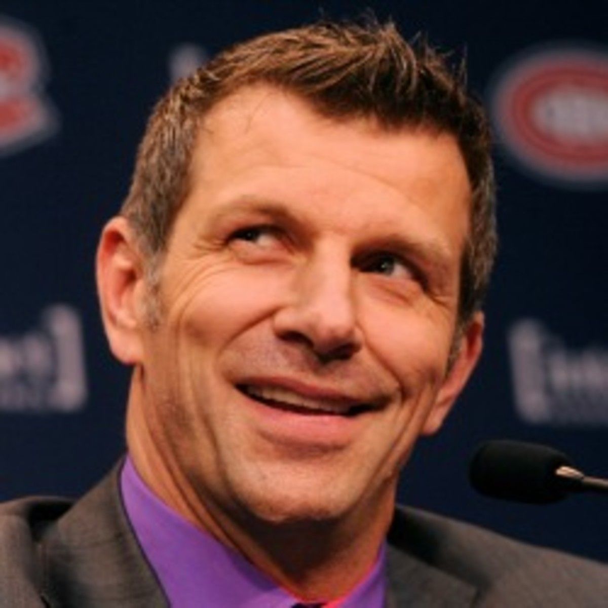 Montreal Canadiens' GM Marc Bergevin is one of three finalists for the GM of the Year award. (Richard Wolowicz/Getty Images)