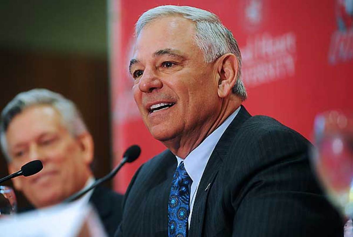 A year after managing the Red Sox, the peripatetic Valentine is suited up for his new role as the Pioneers' athletic director.