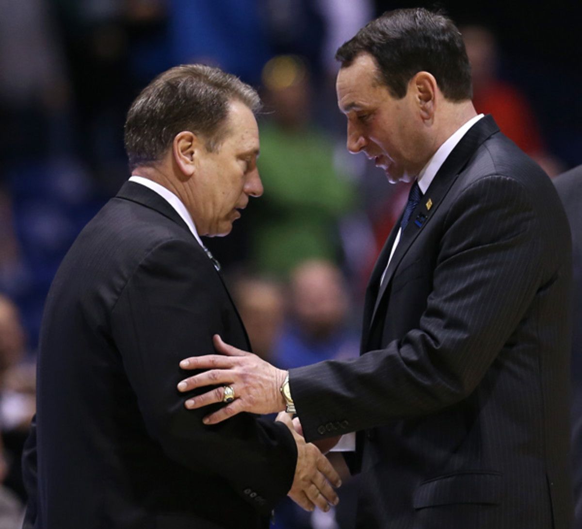 This year's Champions Classic features four legendary coaches, including Tom Izzo and Mike Krzyzewski. 