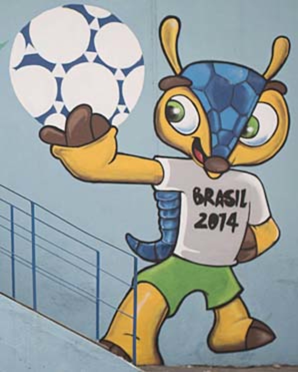 Fuleco, an endangered armadillo, is the World Cup mascot.