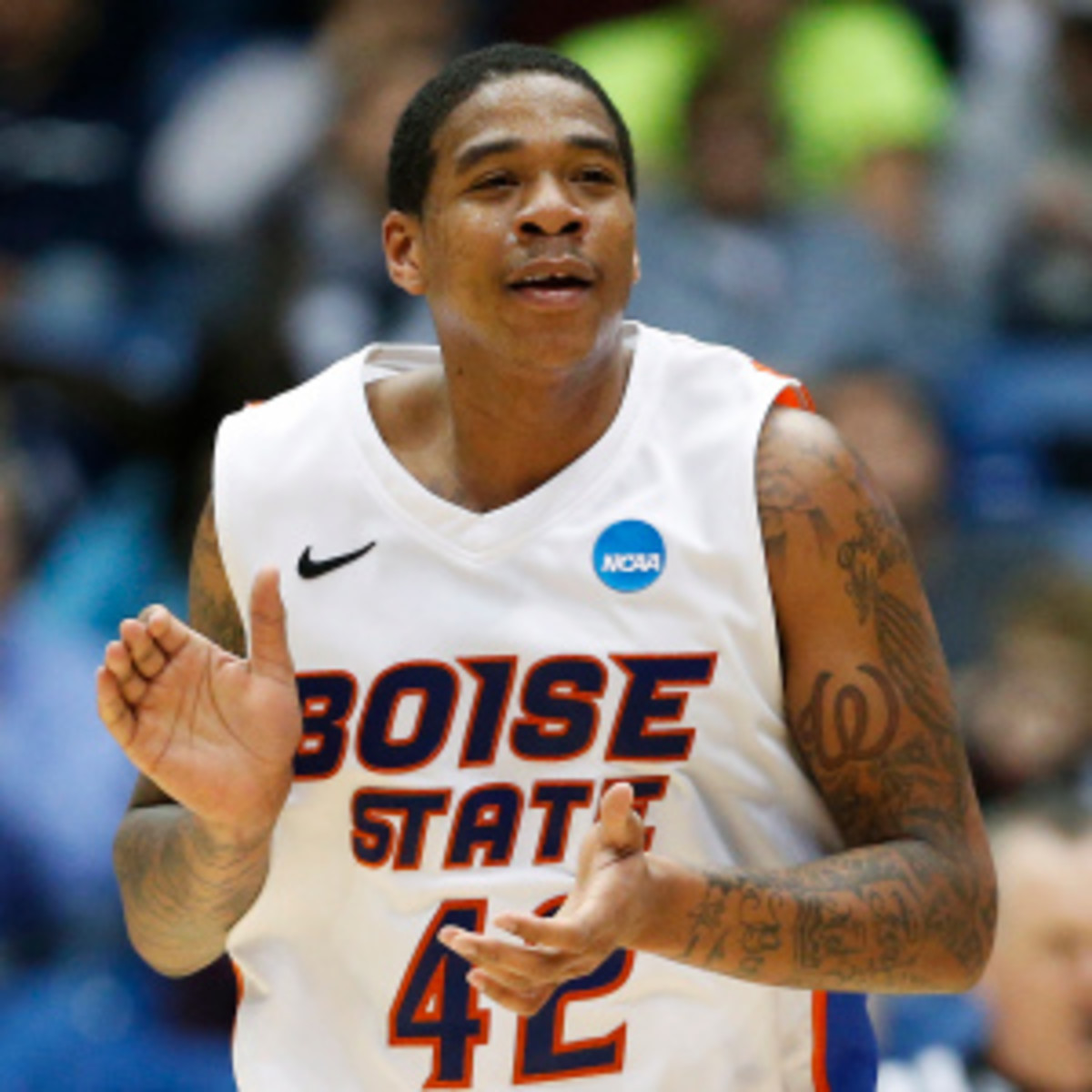 Kenny Buckner was arrested with a player from the Boise State women's basketball team. (Gregory Shamus/Getty Images) 