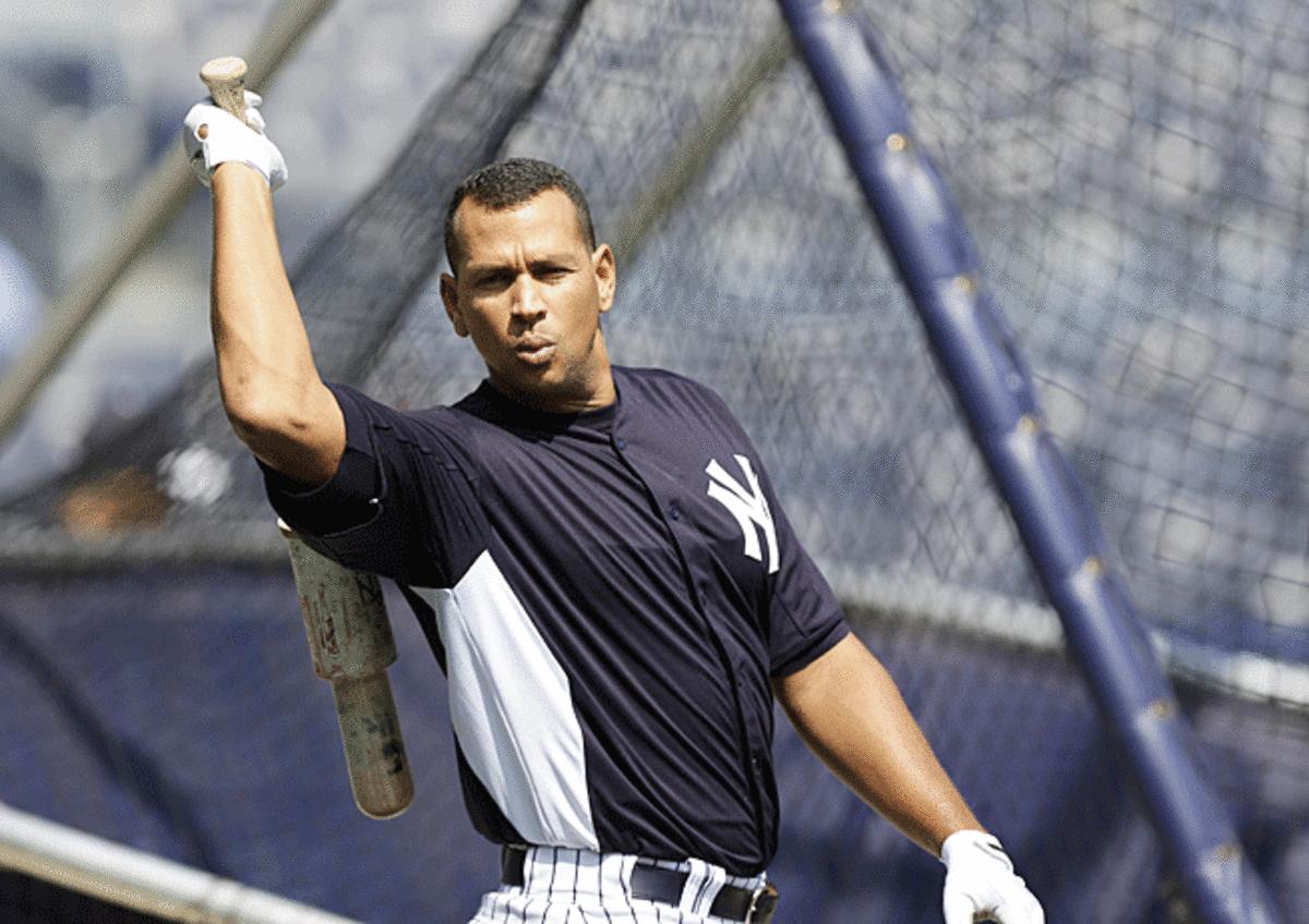 Alex Rodriguez has three hits and five strikeouts through the first four games of 2013.