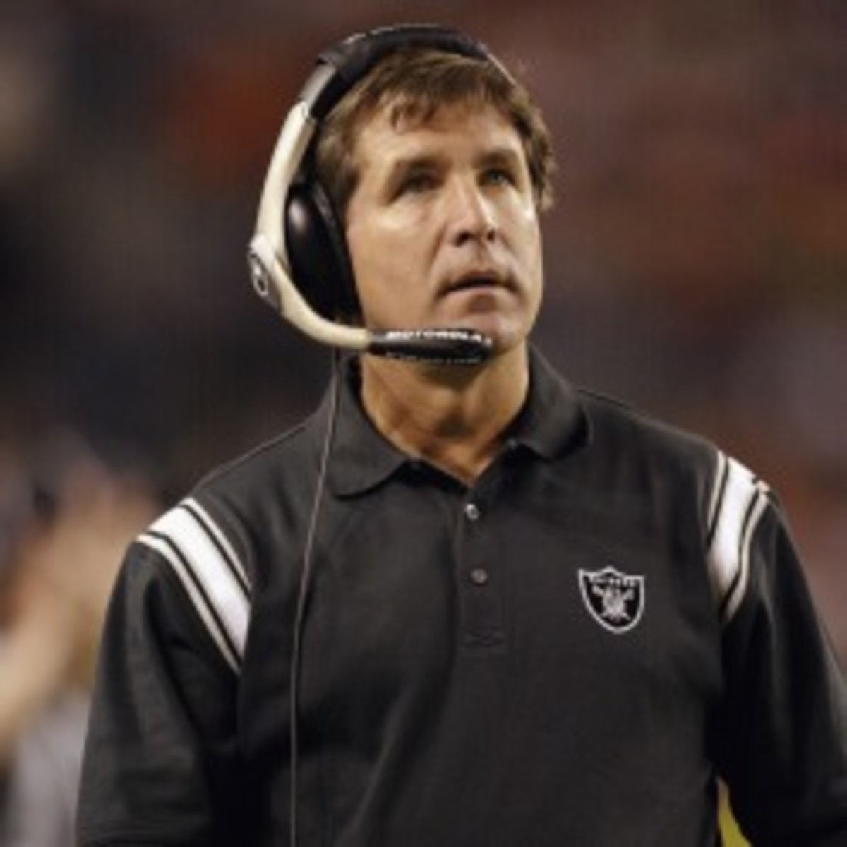 Former Raiders coach Bill Callahan said he did not sabotage a Super Bowl loss. (Brian Bahr/Getty Images)