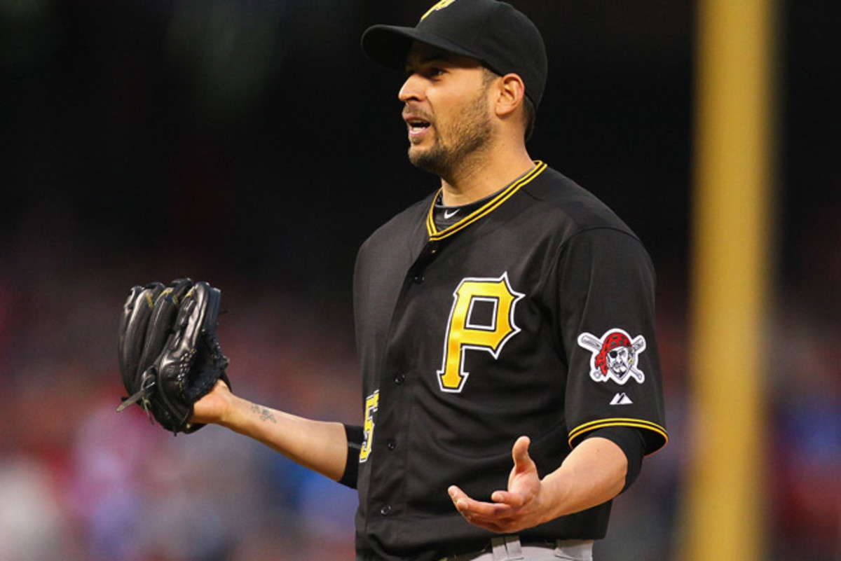 Jonathan Sanchez was tossed from Friday's game against St. Louis for hitting Allen Craig in the head.