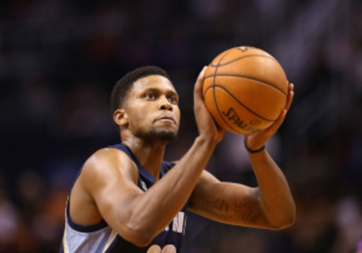 The Memphis Grizzlies have a number of teams inquiring about their players, including Rudy Gay. (Christian Petersen/Getty Images)