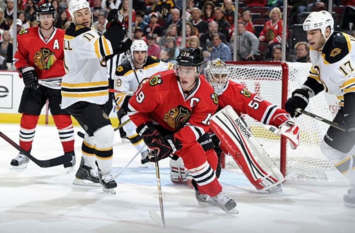 Chicago Blackhawks and Boston Bruins