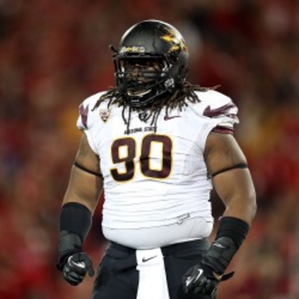 Arizona State defensive tackle Will Sutton will return to school for his senior year. (Christian Petersen/Getty Images)