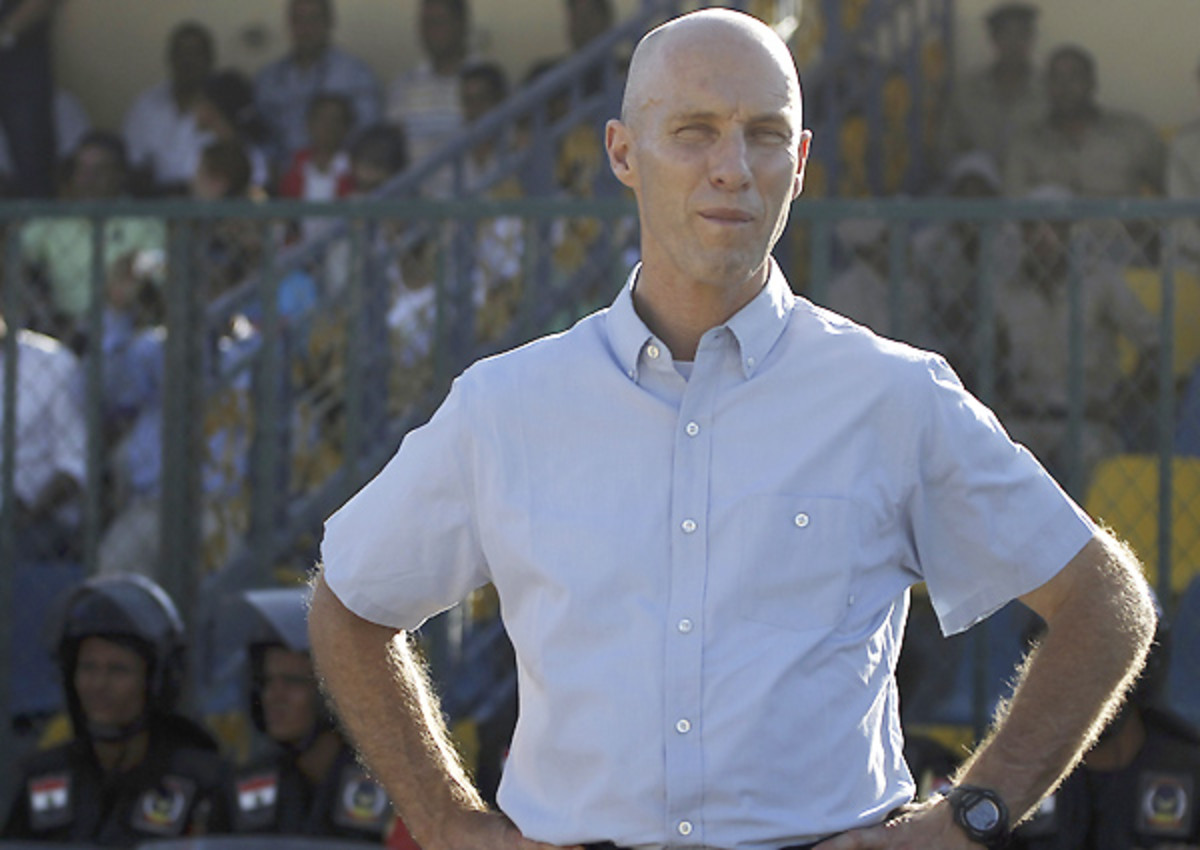 Bob Bradley said he hopes to remain Egypt's coach through the second leg of its World Cup playoff versus Ghana.