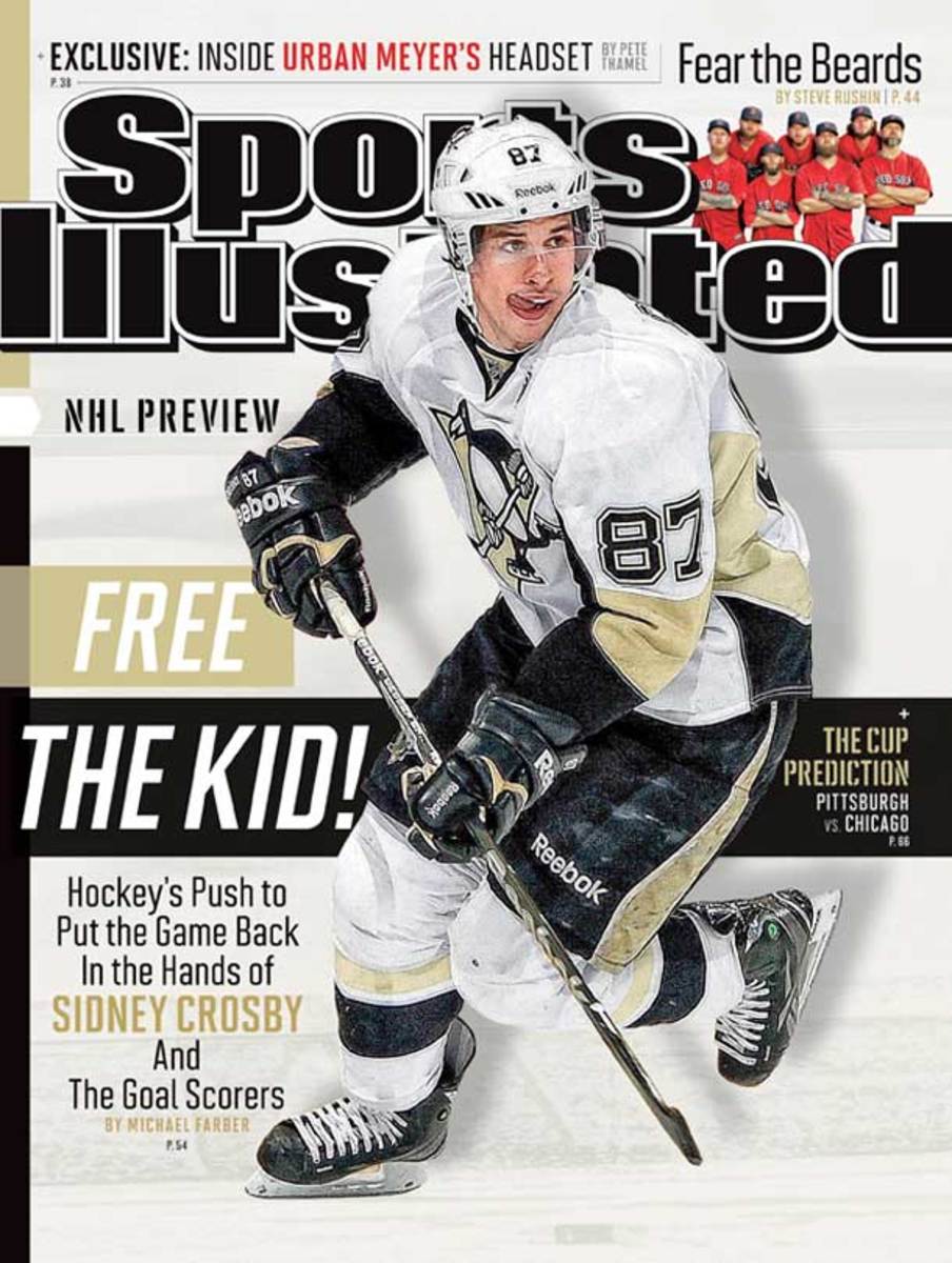 Sidney Crosby on the cover of Sports Illustrated's September 20, 2013 NHL preview issue.