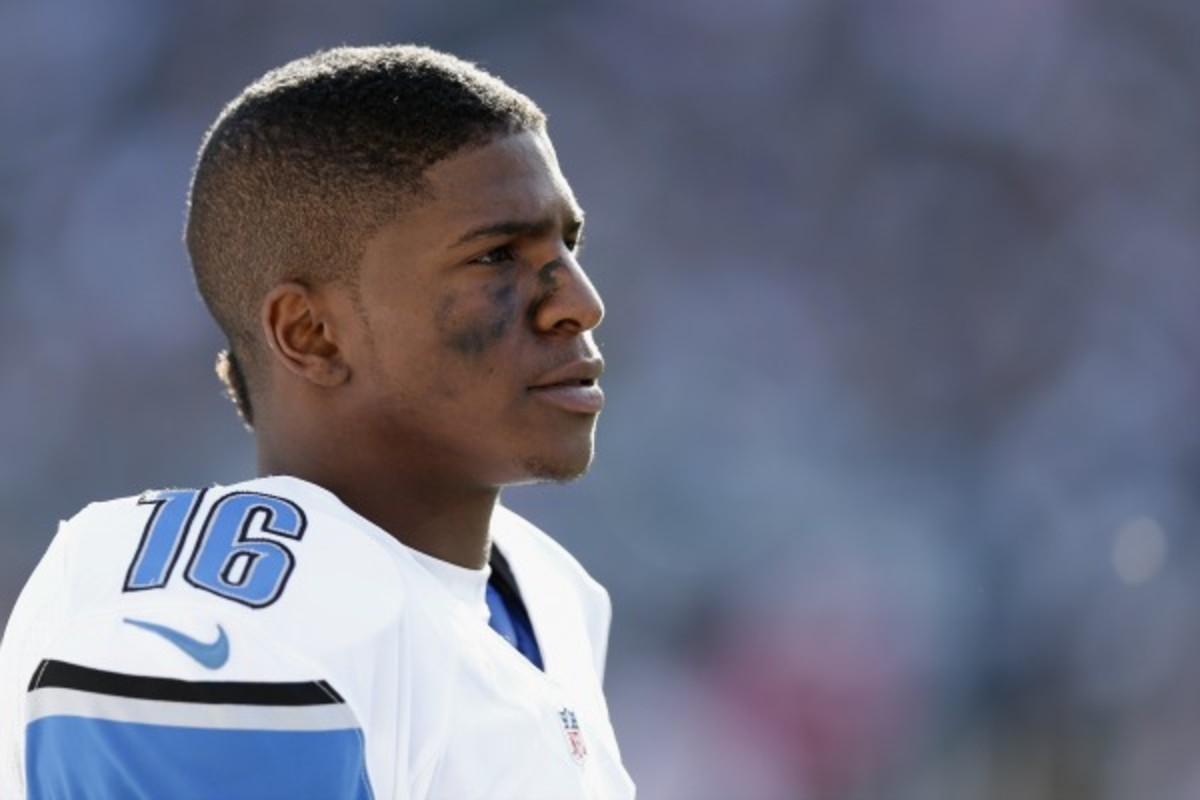 Titus Young was arrested three times in two weeks in early May. (Joe Robbins/Getty Images)