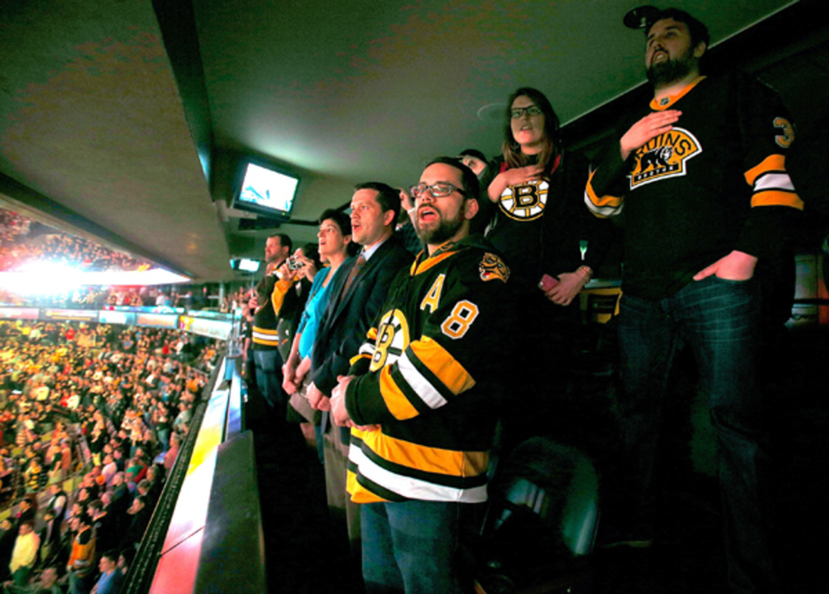 Boston Bruins fans
