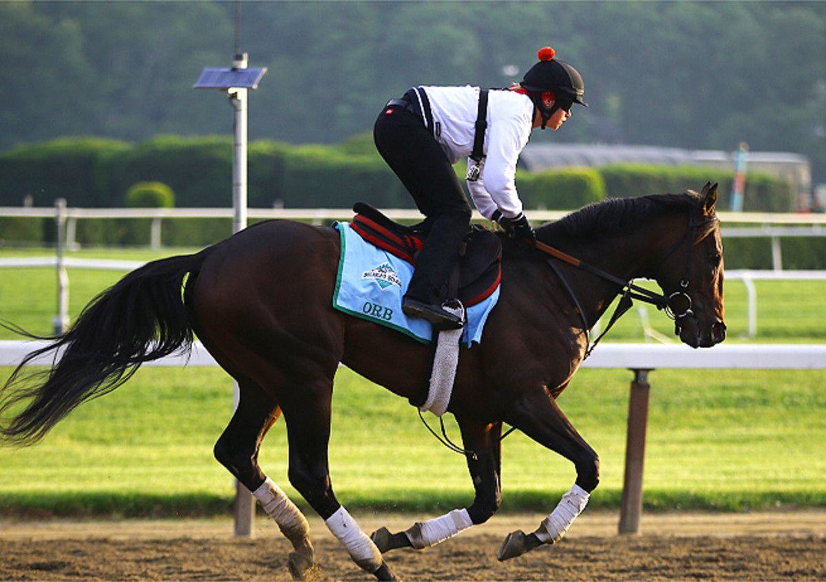 Trainer Shug McGaughey says Orb, the 3-1 favorite for the Belmont Stakes, is in good position for the race.
