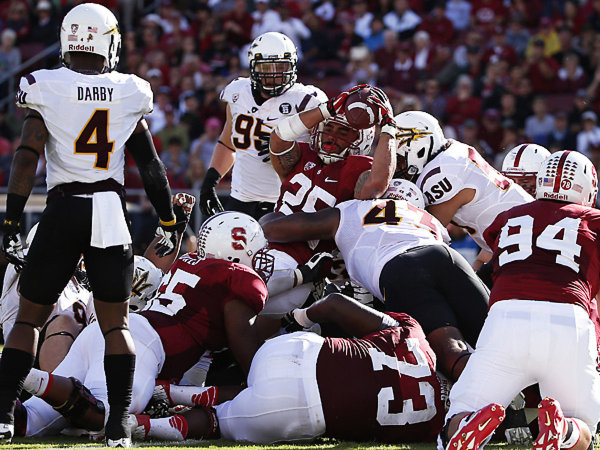 Stanford and ASU will meet again this coming Saturday, this time to decide the Pac-12 title. (Stephen Lam/Getty Images)