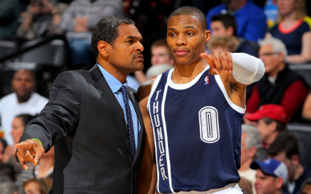 Maurice Cheeks, who has been with the Thunder the past four seasons, is reportedly in line to become the next Pistons head coach. (Doug Pensinger/Getty Images)